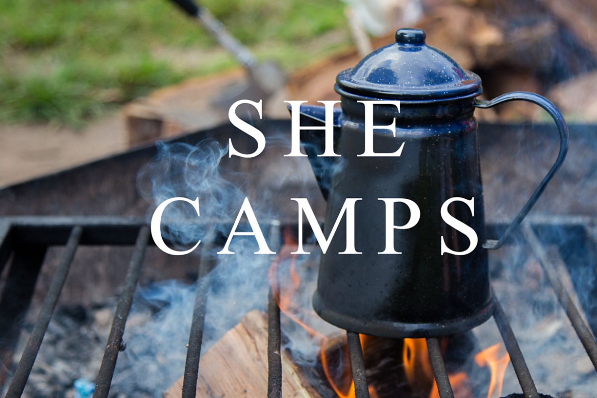 She camps